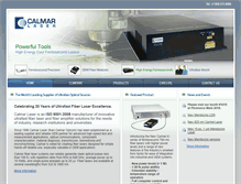 Tablet Screenshot of calmarlaser.com